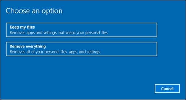 σφάλμα BSOD