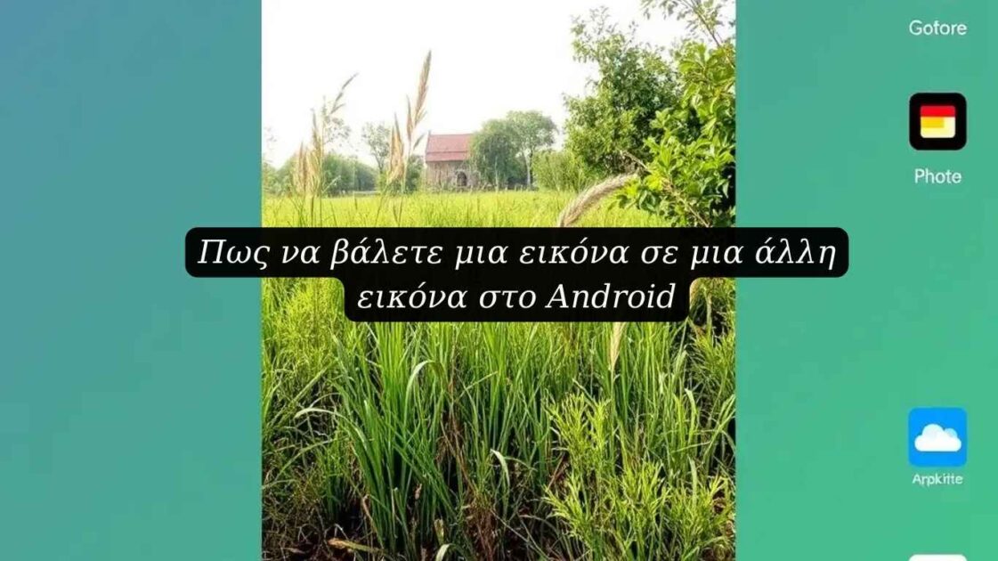 Πως να βάλετε μια εικόνα σε μια άλλη εικόνα στο Android