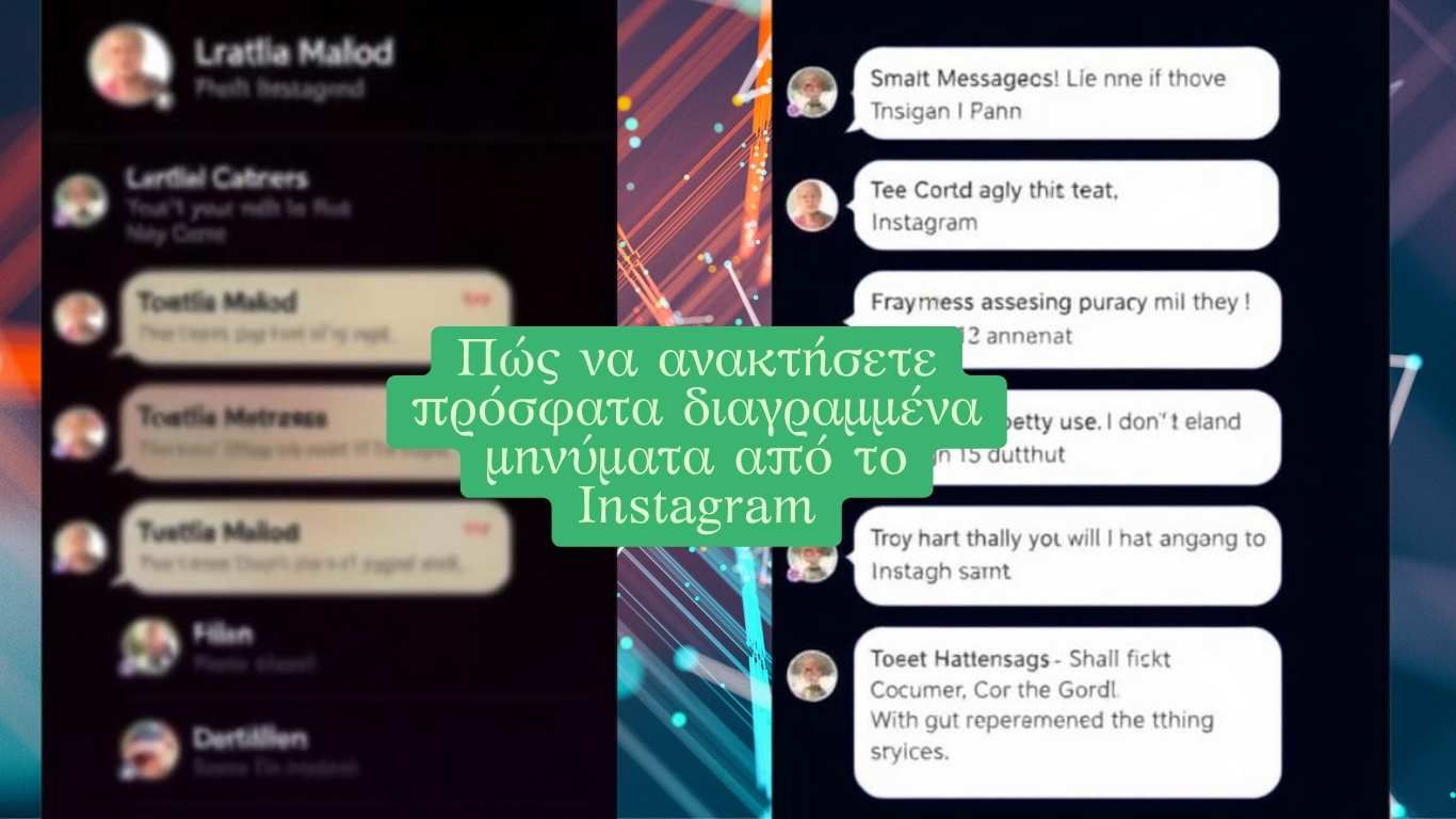 Πώς να ανακτήσετε πρόσφατα διαγραμμένα μηνύματα από το Instagram
