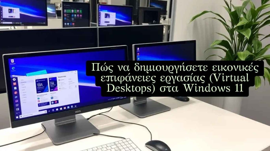 Πώς να δημιουργήσετε εικονικές επιφάνειες εργασίας (Virtual Desktops) στα Windows 11