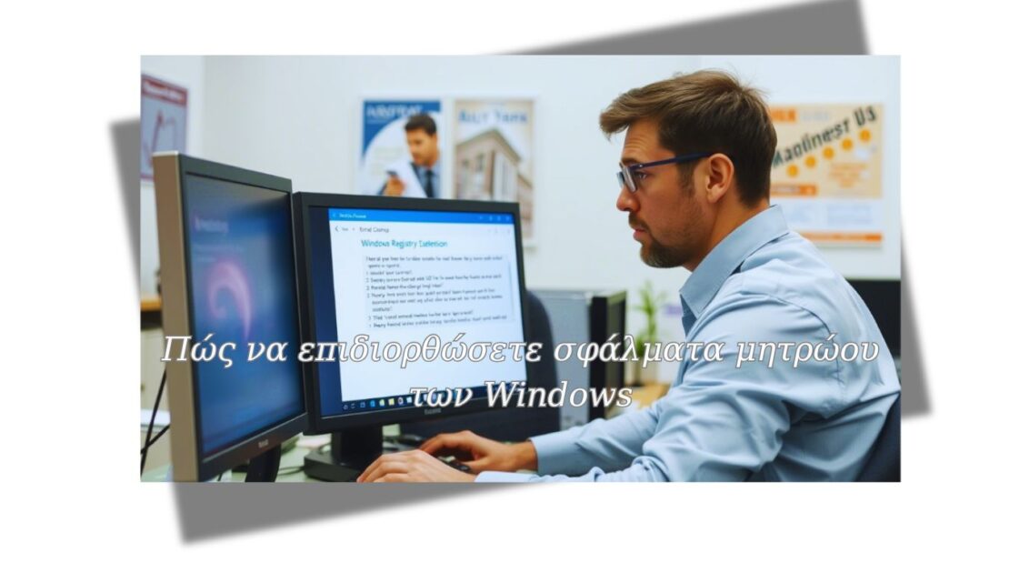 Πώς να επιδιορθώσετε σφάλματα μητρώου των Windows