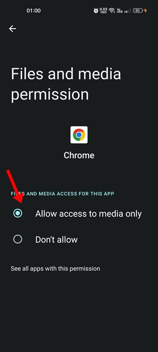 Δεν είναι δυνατή η λήψη εικόνων από το Chrome για Android