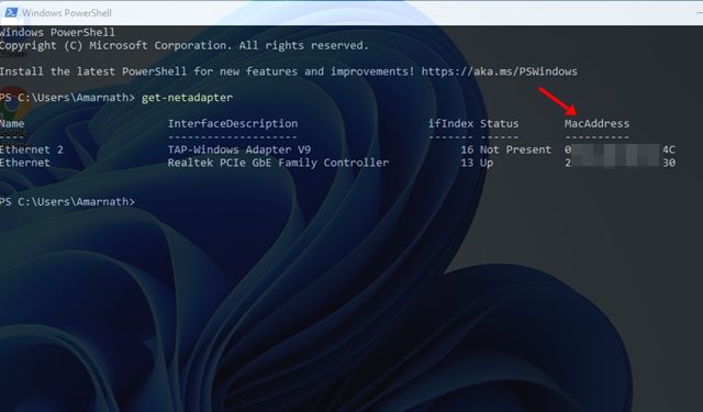 6 τρόποι για να βρείτε τη διεύθυνση MAC στα Windows 11