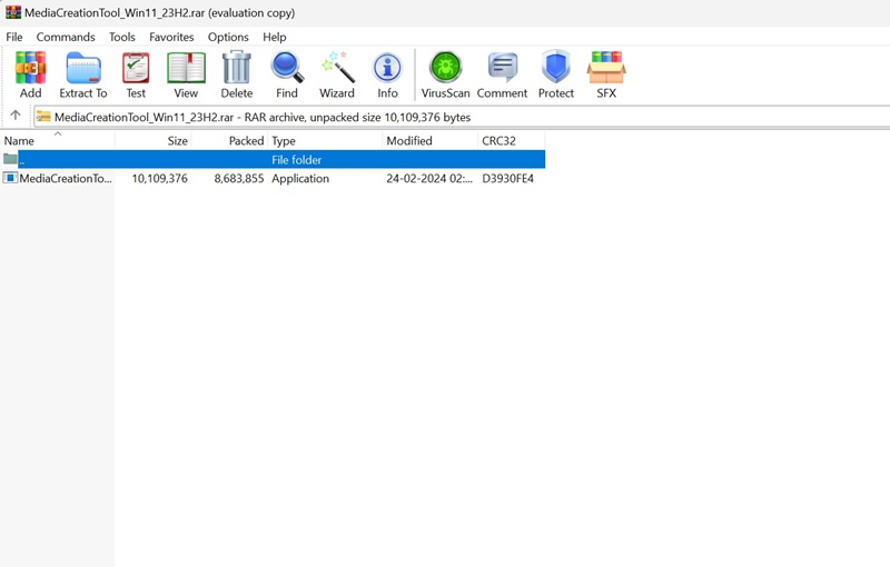 Πώς να ανοίξετε και να εξαγάγετε αρχεία RAR στα Windows 11 10 κάντε διπλό κλικ στο αρχείο RAR