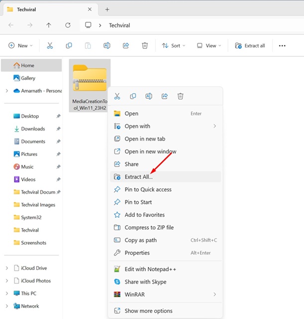 Πώς να ανοίξετε και να εξαγάγετε αρχεία RAR στα Windows 11 4 Πώς να ανοίξετε και να εξαγάγετε αρχεία RAR στα Windows 11