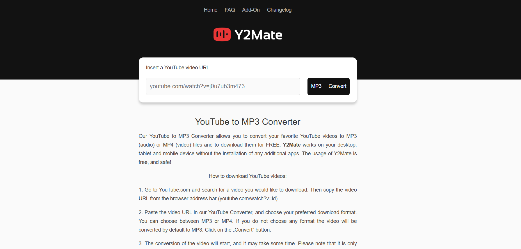 Y2Mate | εφαρμογή που κατεβάζει μουσική από το YouTube