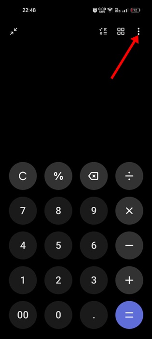 ιστορικό της αριθμομηχανής σε Android