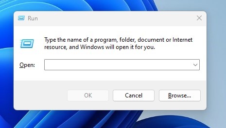 Πλήκτρο Windows + R