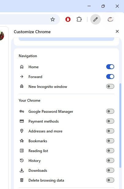 Πώς να προσαρμόσετε τη Γραμμή εργαλείων του Chrome