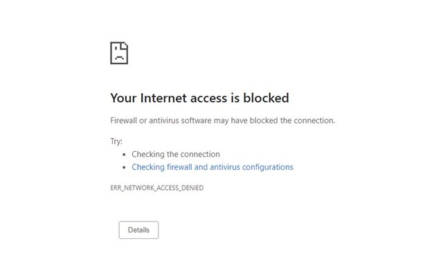 πρόσβαση στον αποκλεισμένο ιστότοπο