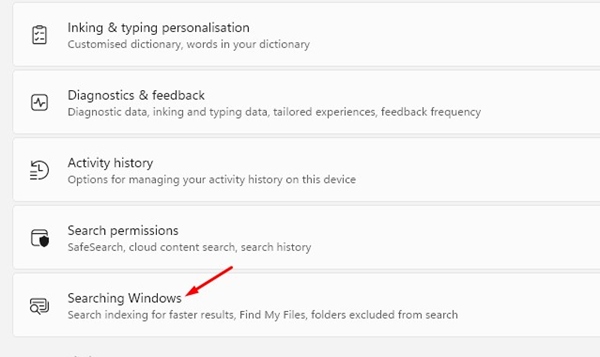 Αναζήτηση στα Windows