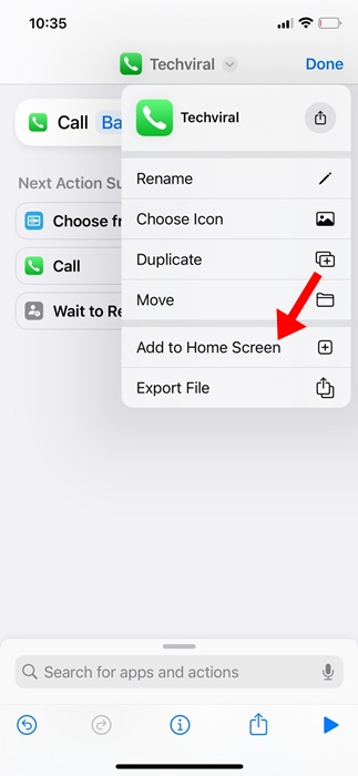 Πώς να προσθέσετε γρήγορη κλήση στο iPhone