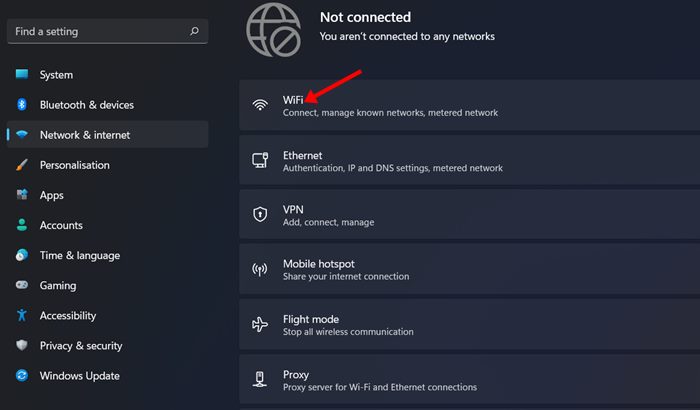 WiFαυτόματη σύνδεση στο WiFi στα Windowsi