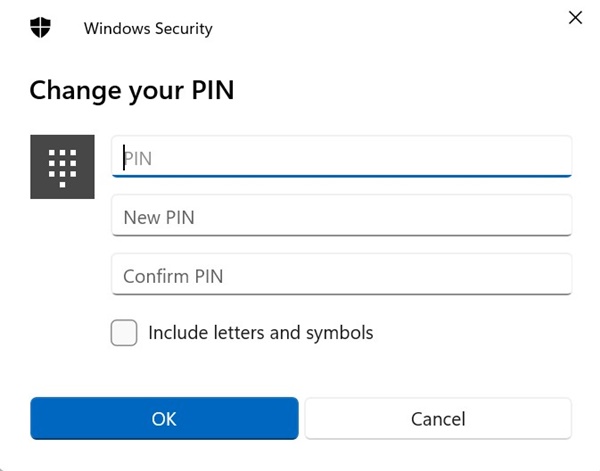 Πώς να αλλάξετε ένα PIN στα Windows 