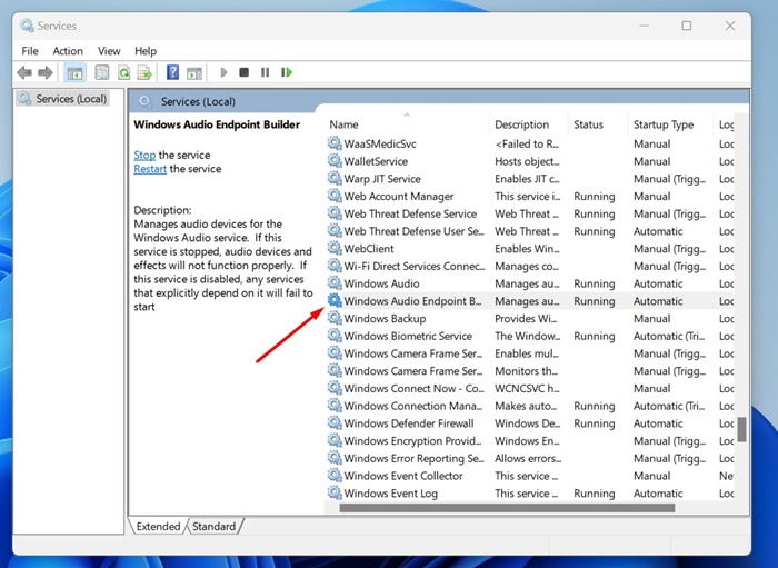 Δημιουργός τελικών σημείων ήχου των Windows
