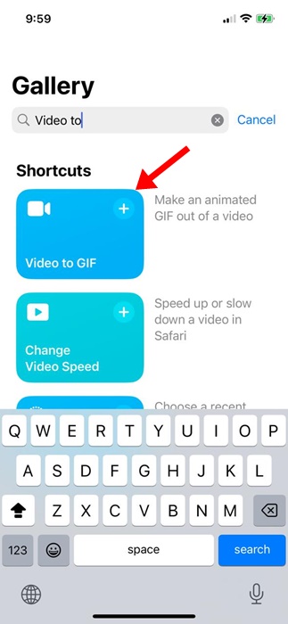 Πώς να μετατρέψετε βίντεο σε GIF στο iPhone