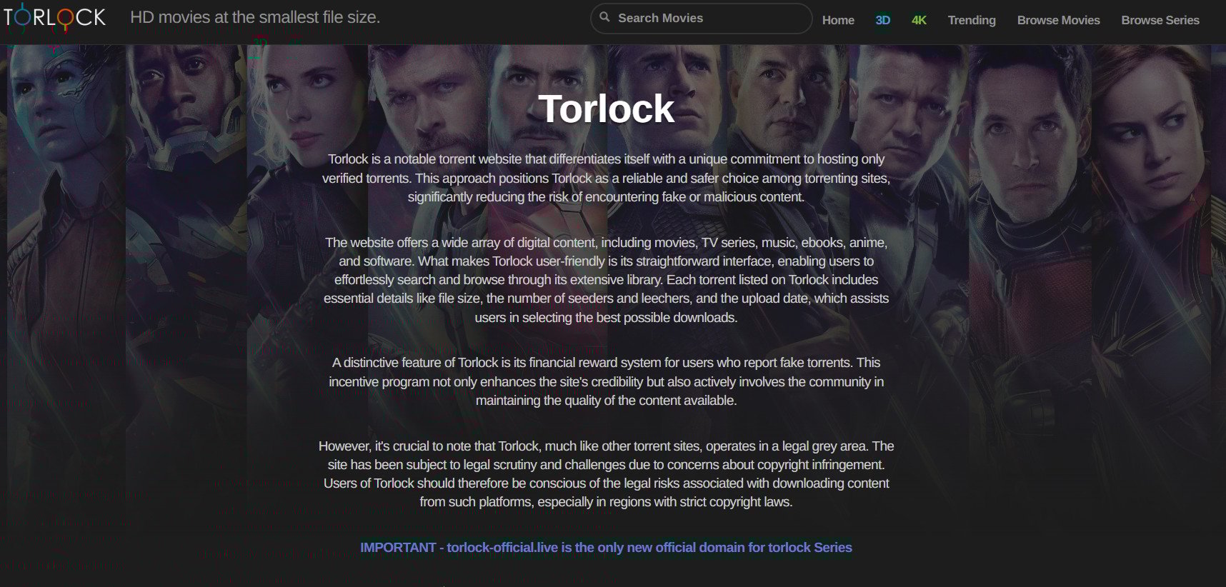 TorLock εναλλακτικές λύσεις για Kickass Torrents directvortex