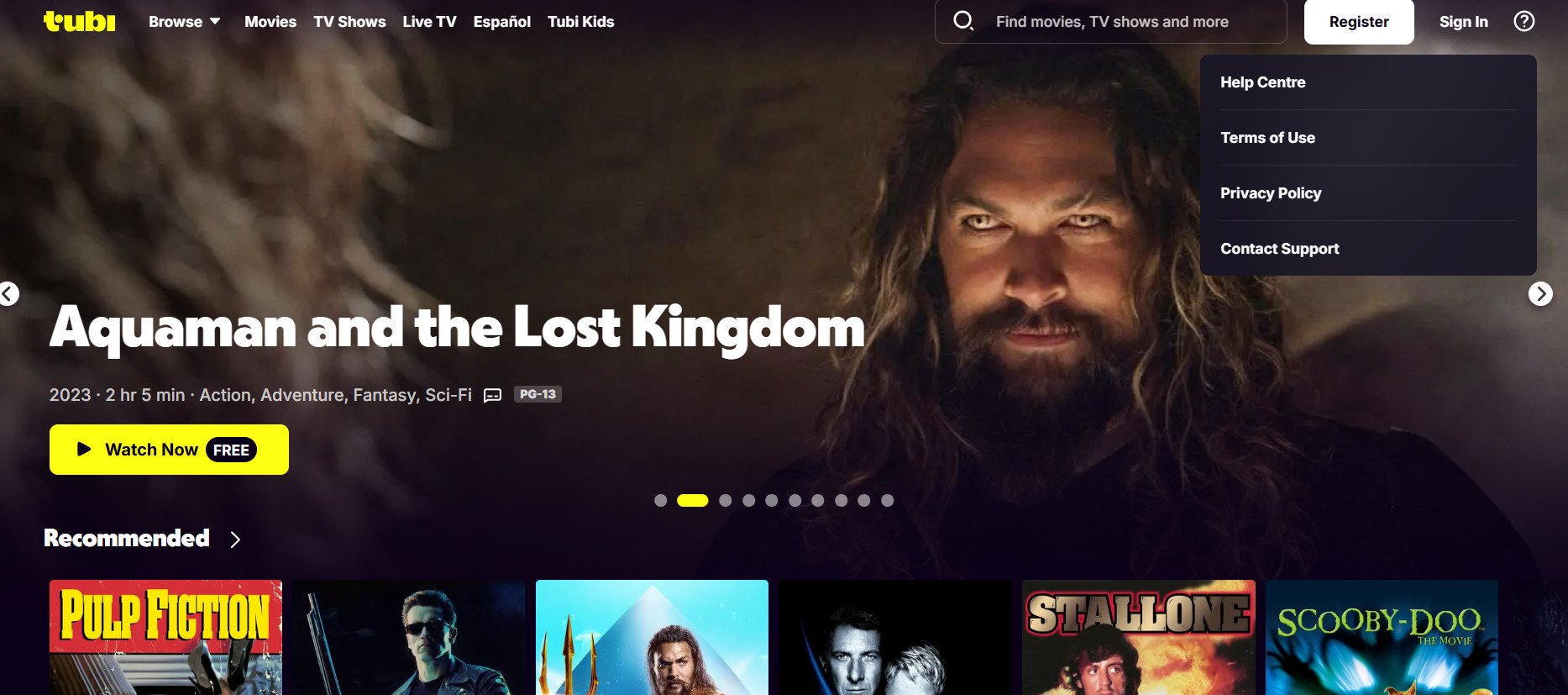 Tubi | Οι καλύτερες εναλλακτικές λύσεις για το Putlocker