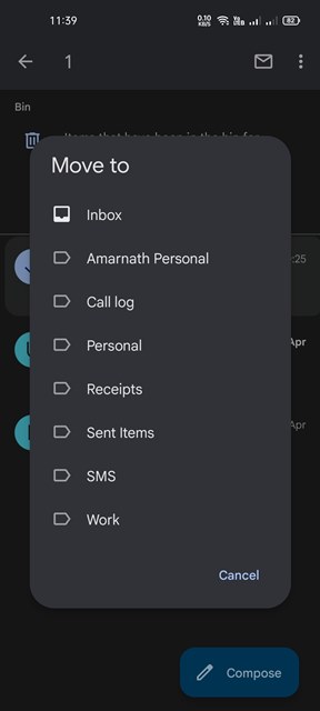 Πώς να ανακτήσετε διαγραμμένα email στο Gmail 