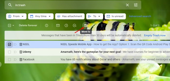 Πώς να ανακτήσετε διαγραμμένα email στο Gmail 