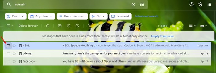 Πώς να ανακτήσετε διαγραμμένα email στο Gmail 