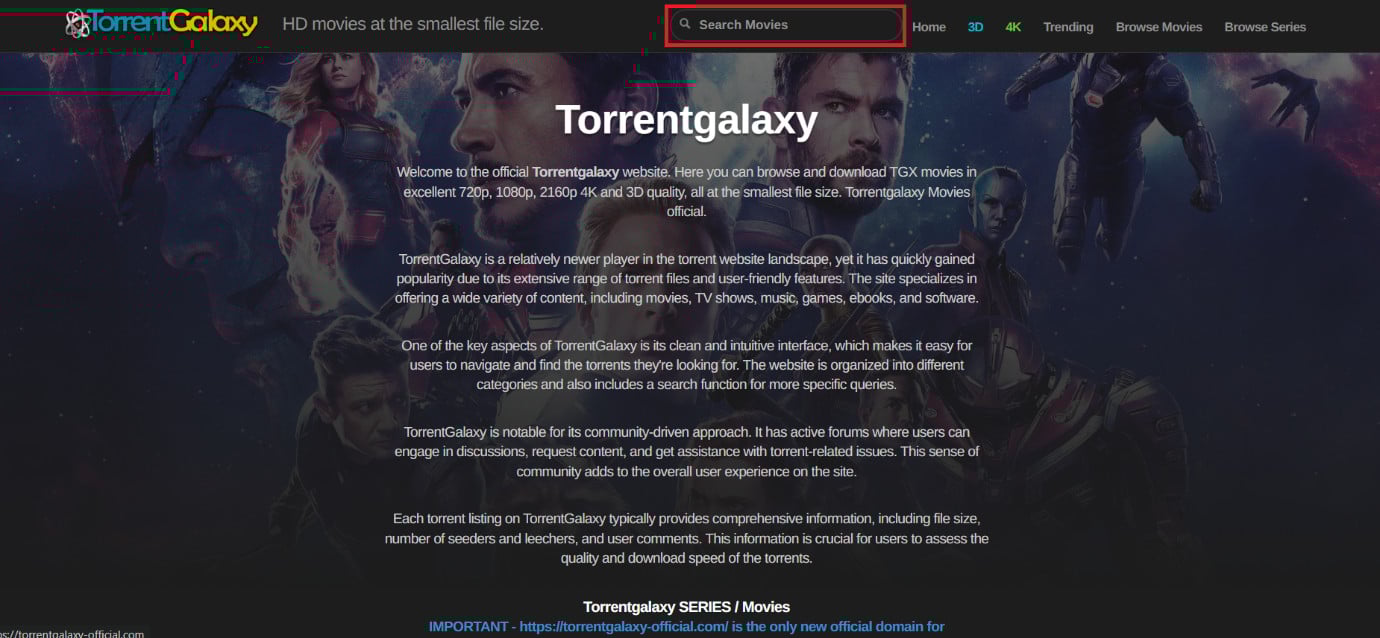 Tα καλύτερα proxy list TorrentGalaxy