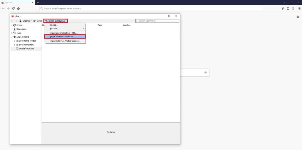 Πού αποθηκεύονται οι σελιδοδείκτες του Firefox στα Windows 10