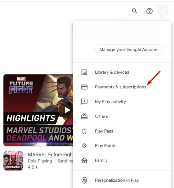 Πώς να δείτε το ιστορικό αγορών στο Google Play Store