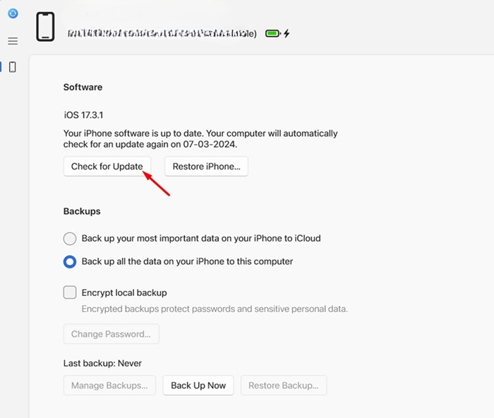 Πώς να ενημερώσετε το iPhone σας από υπολογιστή με Windows