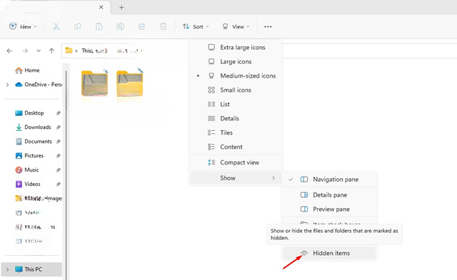 Πώς να κρύψετε αρχεία στα Windows 11