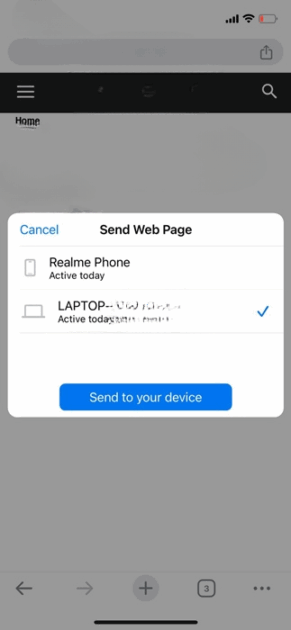 Πώς να μεταφέρετε καρτέλες Chrome μεταξύ iPhone και υπολογιστή