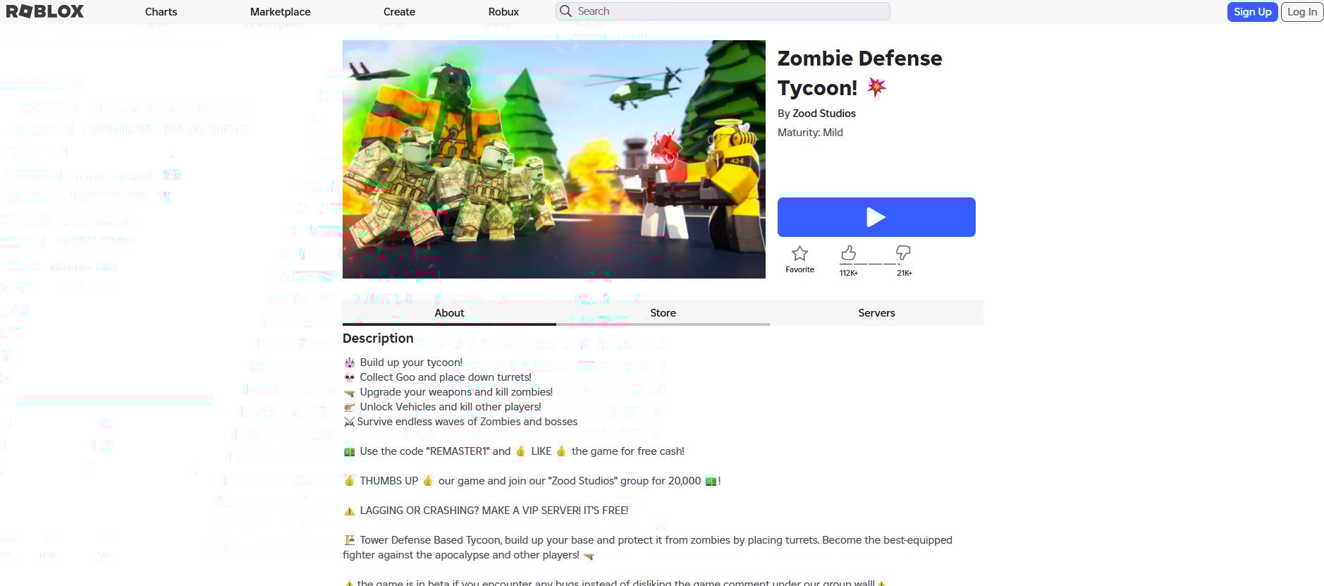 Τα καλύτερα παιχνίδια ζόμπι στο Roblox