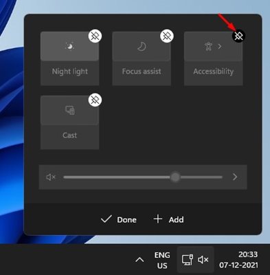 Γρήγορες Ρυθμίσεις στα Windows 11