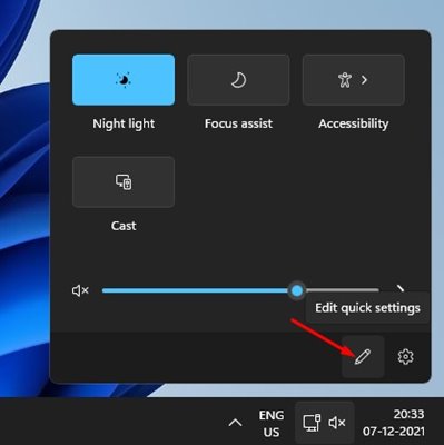 Γρήγορες Ρυθμίσεις στα Windows 11