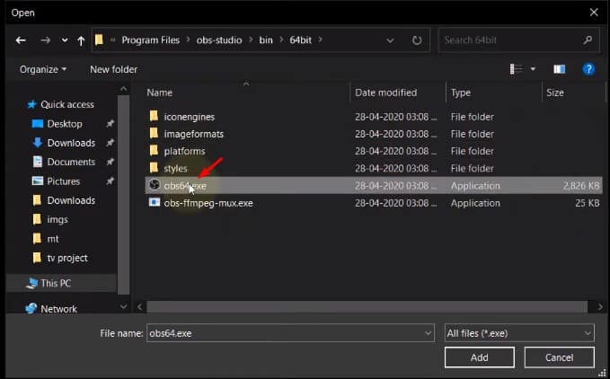 σφάλμα μαύρης οθόνης του OBS Studio