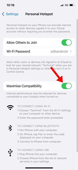 το iPhone Hotspot αποσυνδέεται