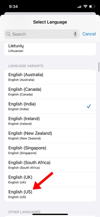 ζωντανή μεταγραφή ήχου στο iPhone