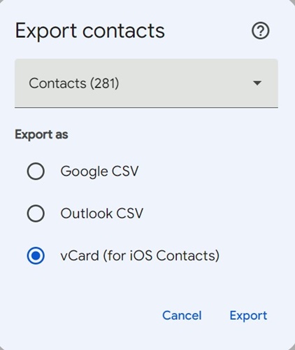 Πώς να εισαγάγετε τις επαφές Google στο iPhone