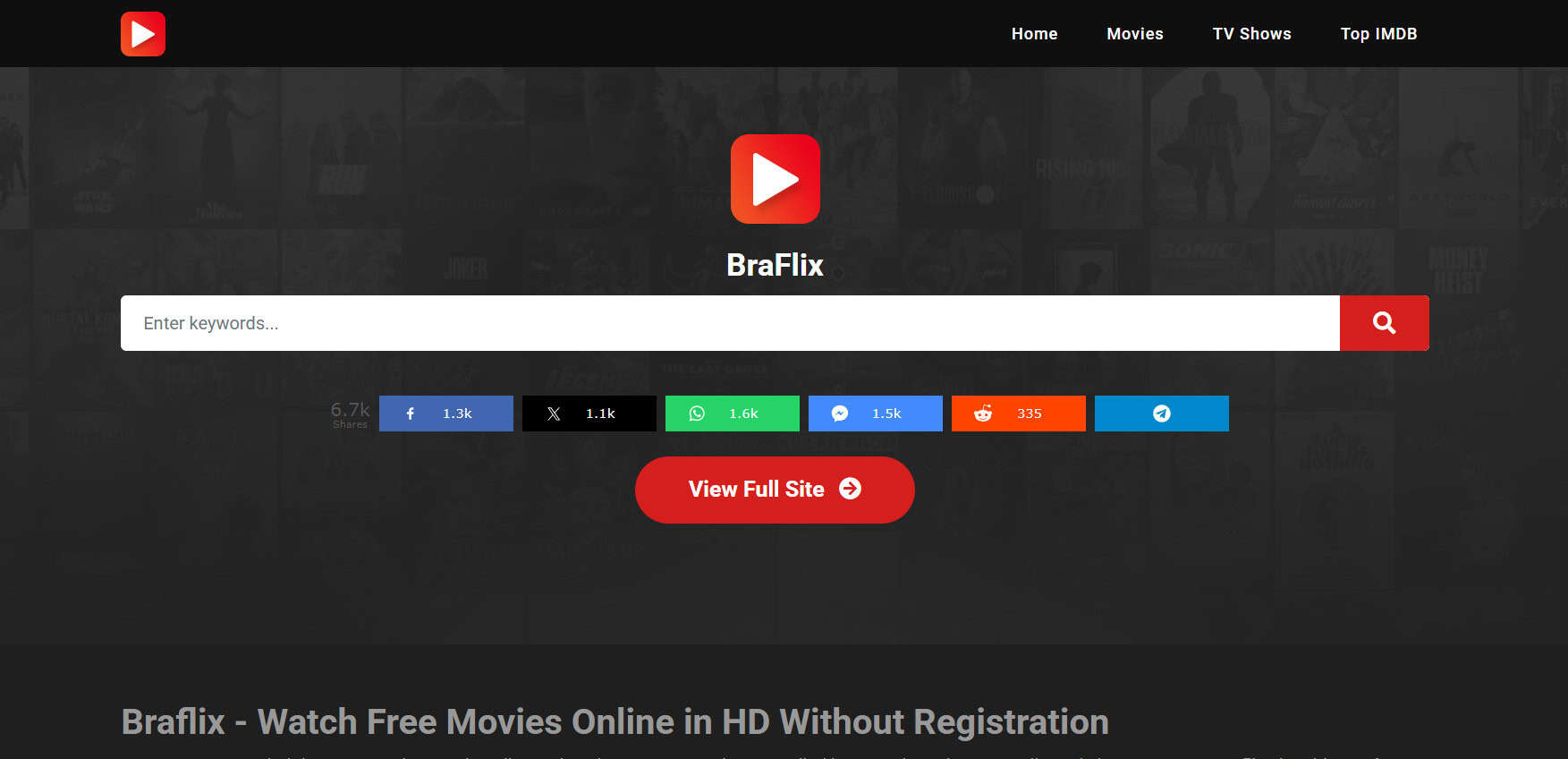 Braflix | Οι καλύτερες εναλλακτικές λύσεις 123Movies το 2025