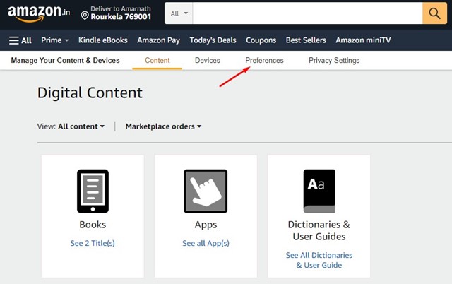 Πώς να αλλάξετε χώρα στο Amazon 