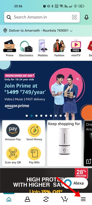 Πώς να αλλάξετε χώρα στο Amazon 