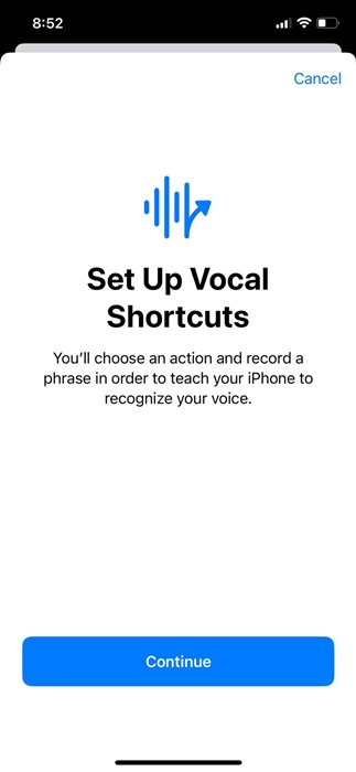 φωνητικές συντομεύσεις στο iPhone