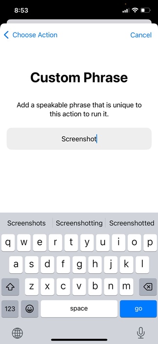 φωνητικές συντομεύσεις στο iPhone