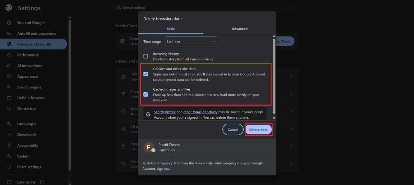 Επιδιόρθωση κενής λευκής οθόνης του Google Chrome