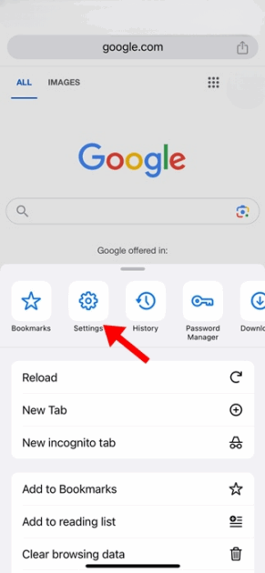 Οι σελιδοδείκτες του Chrome δεν εμφανίζονται στο iPhone
