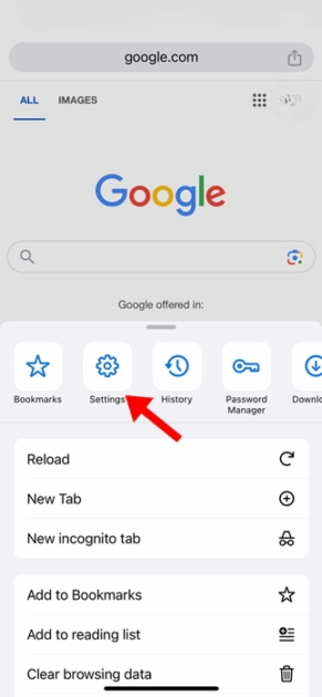Οι σελιδοδείκτες του Chrome δεν εμφανίζονται στο iPhone