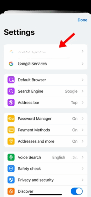 Οι σελιδοδείκτες του Chrome δεν εμφανίζονται στο iPhone