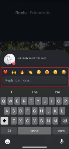 Πώς να απαντήσετε σε ένα Like σε ένα Reel στο Instagram