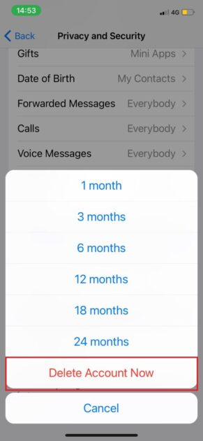 Πώς να διαγράψετε έναν λογαριασμό Telegram