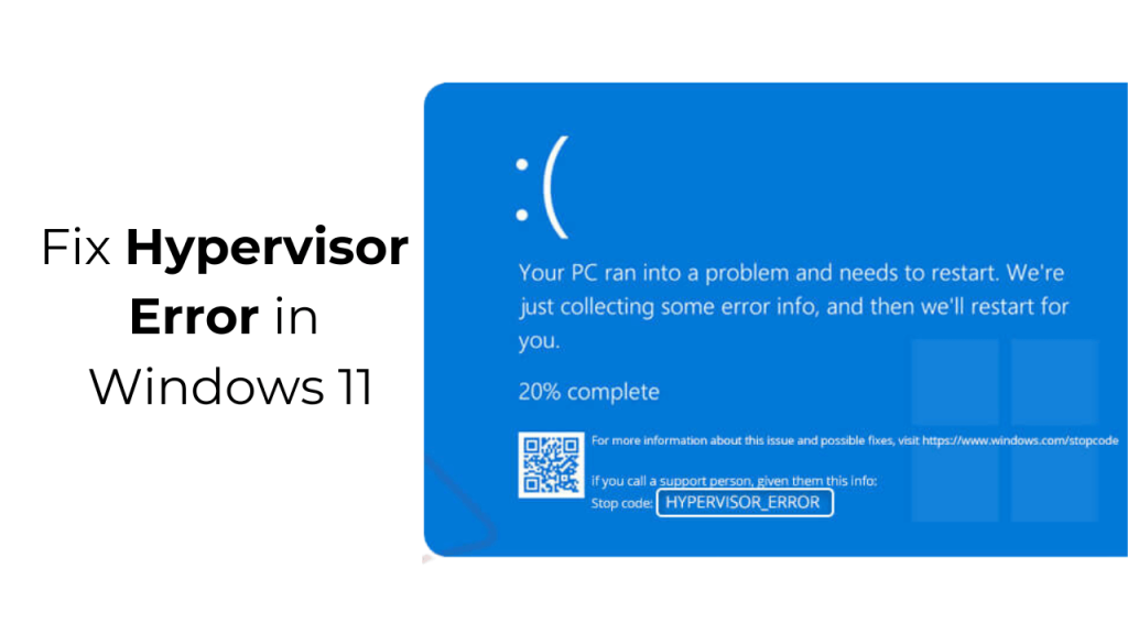 Πως να διορθώσετε το σφάλμα Hypervisor στα Windows 11 8 τρόποι